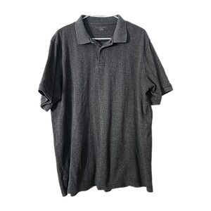 Covington Mens Polo Short Sleeve Shirt Size Large Dark Grey